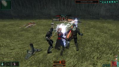 Ein Kampf im Spiel KOTOR 2.
