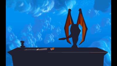 Am Ende wartet ein riesiges Flugviech auf uns und rettet uns und auch unseren Freund. Was dann geschieht, überlässt Chahi erneut dem Spieler und dessen Gedanken.