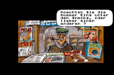 Typisch für ein Werbespiel wird hier natürlich fleißig Werbung für Bi-Fi Produkte gemacht.