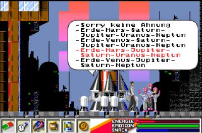 Den Merkurianern helfen wir auf ihrer Reise durch die Galaxie.