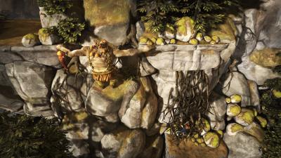 Ein Troll hilft uns - Doch eine Hand wäscht die andere und wir schaffen es später seine Frau zu befreien.