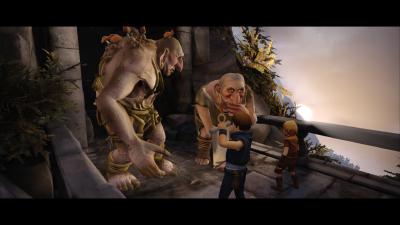 Wir konnten nach einer Art Kampf die beiden Trolle wieder miteinander vereinen und haben Freunde fürs Leben gefunden.