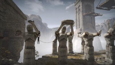 Kletterpassagen gibt es an mehreren Stellen im Spiel, diese sind aber immer fair.