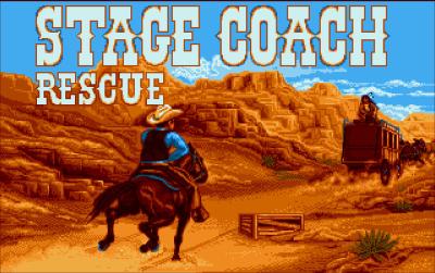 Der Startbildschirm der Stage Coach Rescue.