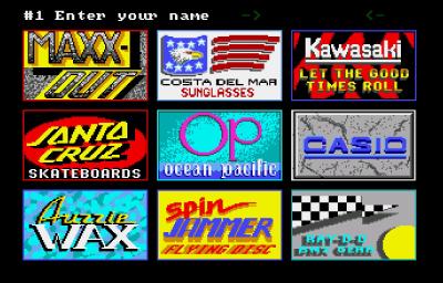 Spielen wir einen Wettbewerb, so dürften wir unseren Namen eingeben und aus einem der Werbepartner wählen.