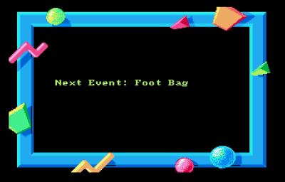 Auch die Events werden in diesem Neon-Look der 80er angekündigt.