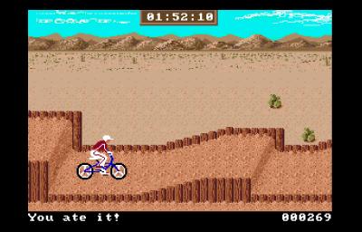 Auch der BMX Kurs ist nicht frei von Hindernissen.