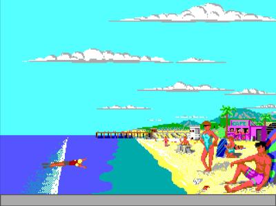 Beim Bodyboarding müssen wir auch geschickt ausweichen, sonst werden wir nach einiger Zeit an den Strand gespült.