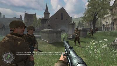 ZWischen den Kämpfen wir die Missionsgeschichte in der Ingame-Grafik erzählt.