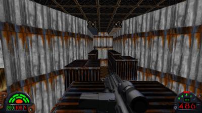 Für einen Shooter aus dem Jahr 1995 durften wir auch viel Springen.