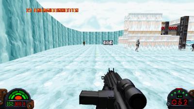 Auf dem Eis rutschen wir, solange wir nicht spezielle Schuhe anhaben.