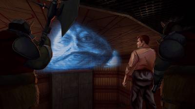 Jabba selbst sehen wir nur in Zwischensequenzen.