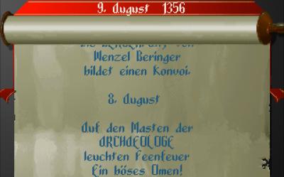 Aktuelle Ereignisse werden uns auf passende Weise präsentiert.