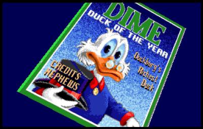 Gewinnen wir, so ist das Cover des Dime-Magazins wesentlich ansehnlicher, da wir, also Dagobert auf diesem erscheinen.