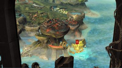 Die Übersichtskarte zeigt die eroberten Gebiete und der Spieler kann sehen, wie diese florieren.