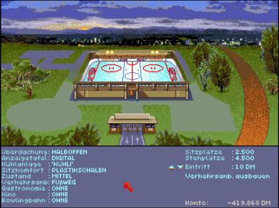 Nicht mehr das Ausgangsstadion, aber nicht sonderlich viel ausgebaut und noch immer halboffen.