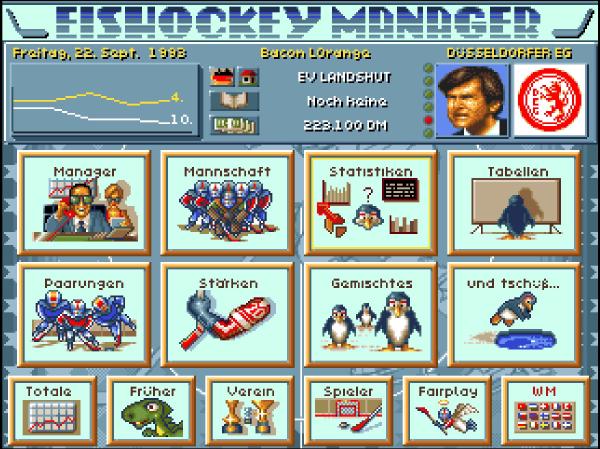 Der Trainingsplan der aktuellen Woche. Über das Training haben wir starken Einfluss auf die Ergebnisse und den Zustand unserer Spieler.