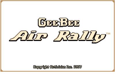 Der Startbilschirm: Damals als Activision noch nicht so groß war wie heute.