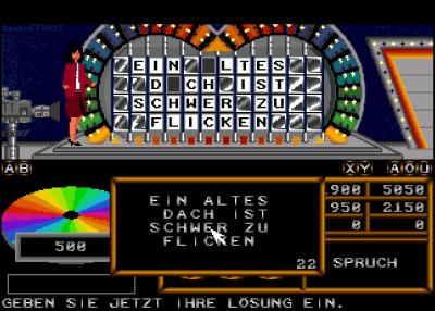 Bei diesem Spruch brauchten wir auch wieder länger.