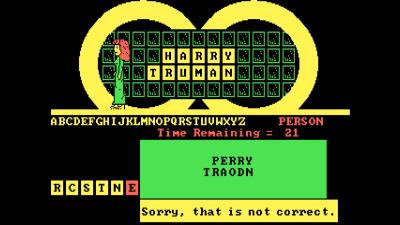 Im Finale war Harry Truman gesucht, mit Perry Traodn lagen wir wohl etwas daneben.