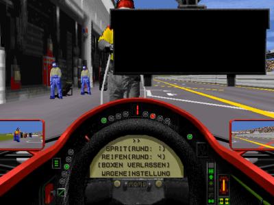 Die Crew trägt, anders als in der Saison 1994, schon Schutzkleidung.