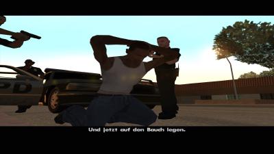 Die korrupten Cops Tenpenny, Pulanski und Hernandez erwarten ihn schon.