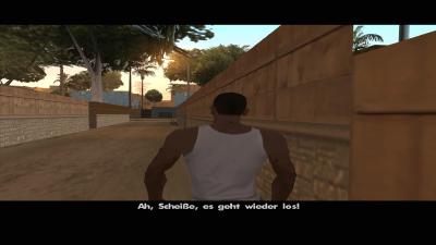 Oh Shit! Here we go Again! CJ wird im Ballas Gebiet von den Cops zurückgelassen.