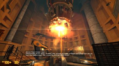 Das Experiment schlägt, welche Überraschung, fehl. Grafisch aber um einiges imposanter als im Original.