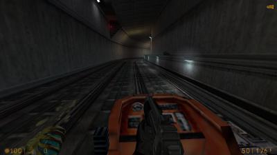 Die Fahrt mit der Einschienenbahn. Vorsicht, die Umgebung ist elektrisch.