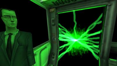 Der G-Man gibt uns die Möglichkeit, dass wir uns entscheiden, wie es weitergeht. Aber eigentlich haben wir keine Wahl.