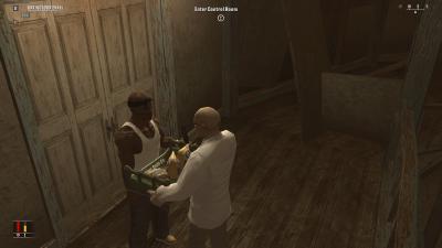 Einige Gegner durchsuchen uns, da kommen wir nicht vorbei, wenn Waffen an uns gefunden werden.