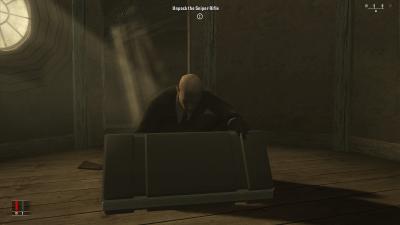 Normalerweise nutzen wir keine Waffen, aber es steht uns auch ein Scharfschützengewehr zur Verfügung.