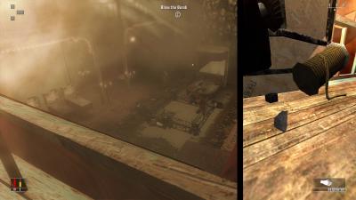 Mit unseren Minen können wir Gegenstände auf Gegner fallen lassen und dies so zu unserem Vorteil nutzen.