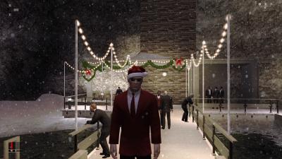 Eine Weihnachtsfeier in den Bergen dürfen wir uns nicht entgehen lassen. Stilecht, mit dem richtigen Outfit, töten wir umso feierlicher die Gegner.