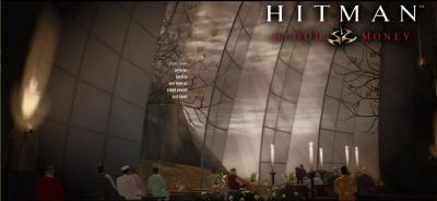 Startbildschirm von Hitman Blood Money