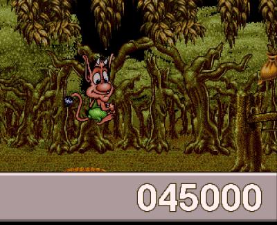 Im Wald weichen wir Bäumen aus und springen über Fallen.