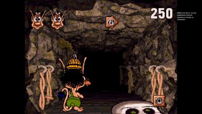 In anderen Hugo-Spielen geht es durch ein Labyrinth.