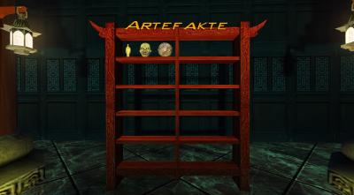 Finden wir Artefakte, so stellen wir diese in unserer Vitrine aus. Je mehr wir finden, desto voller wird es dort. Sollten wir welche verpassen, können wir den Abschnitt des Levels später nochmal spielen.