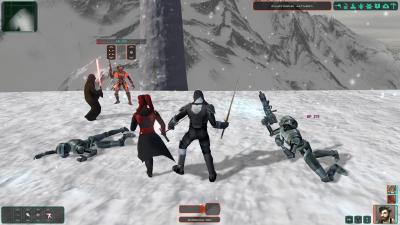 HK 50 - ein Protokolldroide hat mit uns ein Worte zu wechseln - Wir reden mit unseren Waffen.