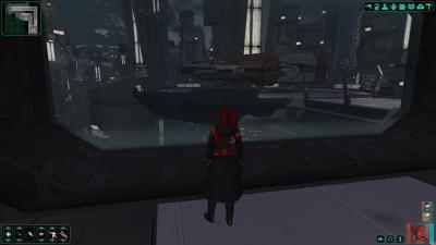 Die Ebon Hawk auf Nar Shadaa