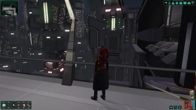 Blick auf Nar Shadaa, beeindurckend wie diese größe auch im Spiel gut rüberkommt.