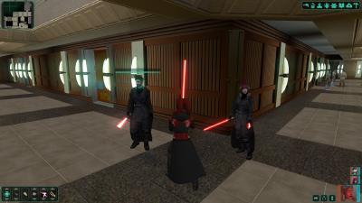 Es könnte eine neue Gothic-Band sein, aber es ist nur unsere Sith-Truppe.