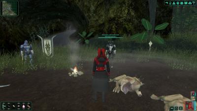 Unterwegs auf dem Dschungelmond Dxun.