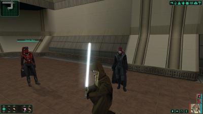 Betritt eine einhändige graue Jedi eine Bar - hören alle Belehrungen.