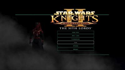 Wird das Spiel als Sith beendet, so erwartet dieser Charakter uns im Hauptmenü.