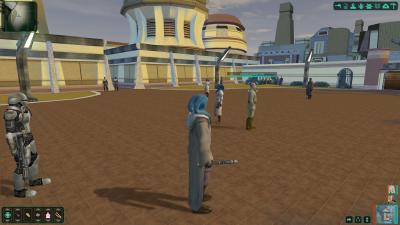 Der Raumhafen von Onderon.