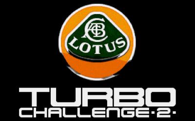 Startbildschirm von Lotus Turbo Challenge 2.