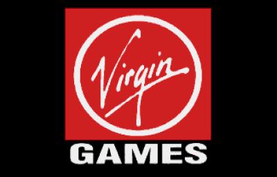 Das Virgin Games-Logo. Virgin wurde im Laufe der 90er ein großer Publisher in Europa.