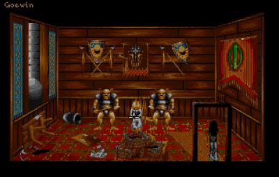 Durch einen Zaubertrank verändert, können wir Goewin befreien.