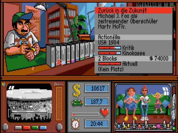 Mad TV in einem Bild zusammengefasst. Wir sind im Filmverleih.